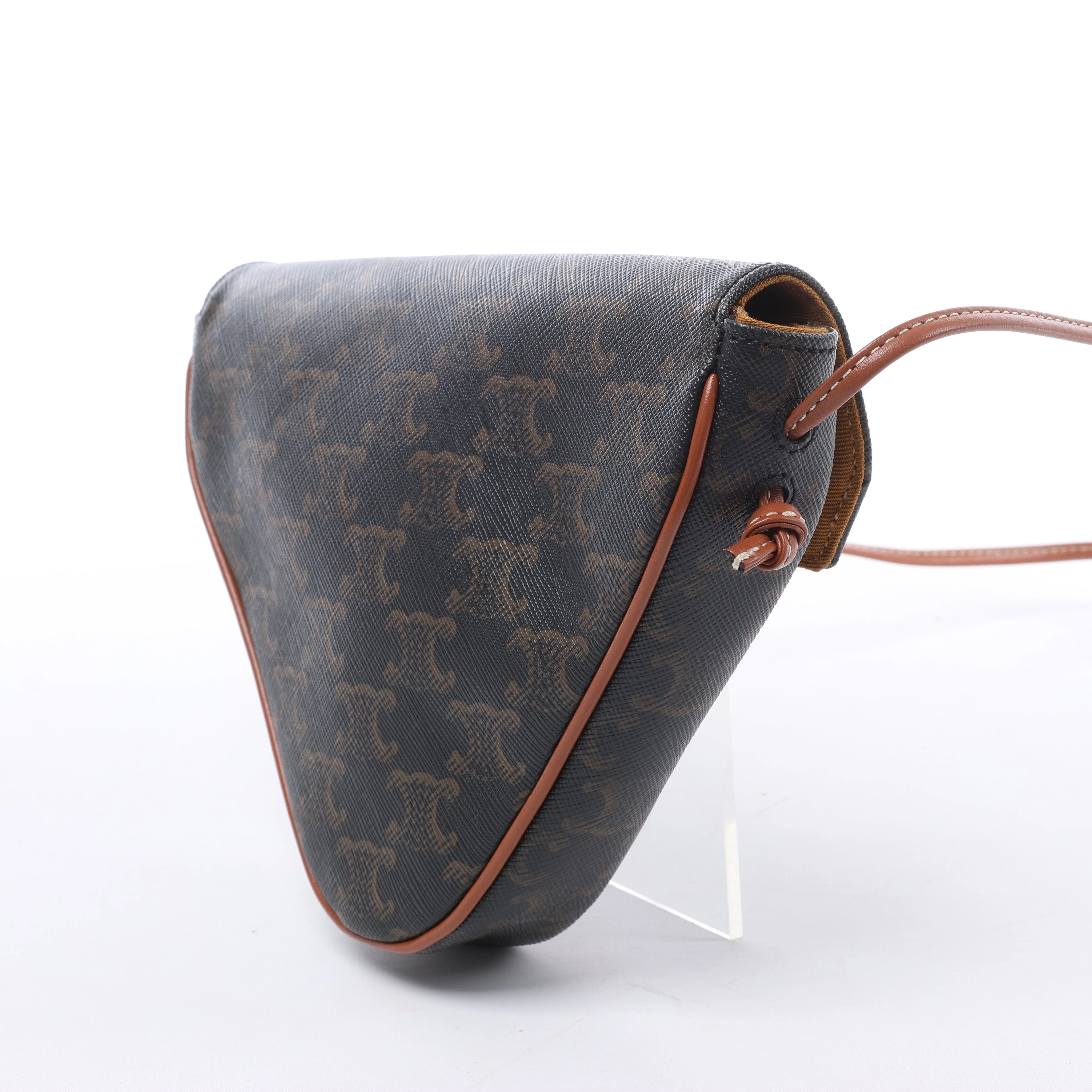 Bolso de hombro de piel CELINE Ava en verde