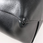 CELINE Cabas Vertical Small Leather 2Way Handbag in Black