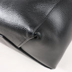 CELINE Cabas Vertical Small Leather 2Way Handbag in Black
