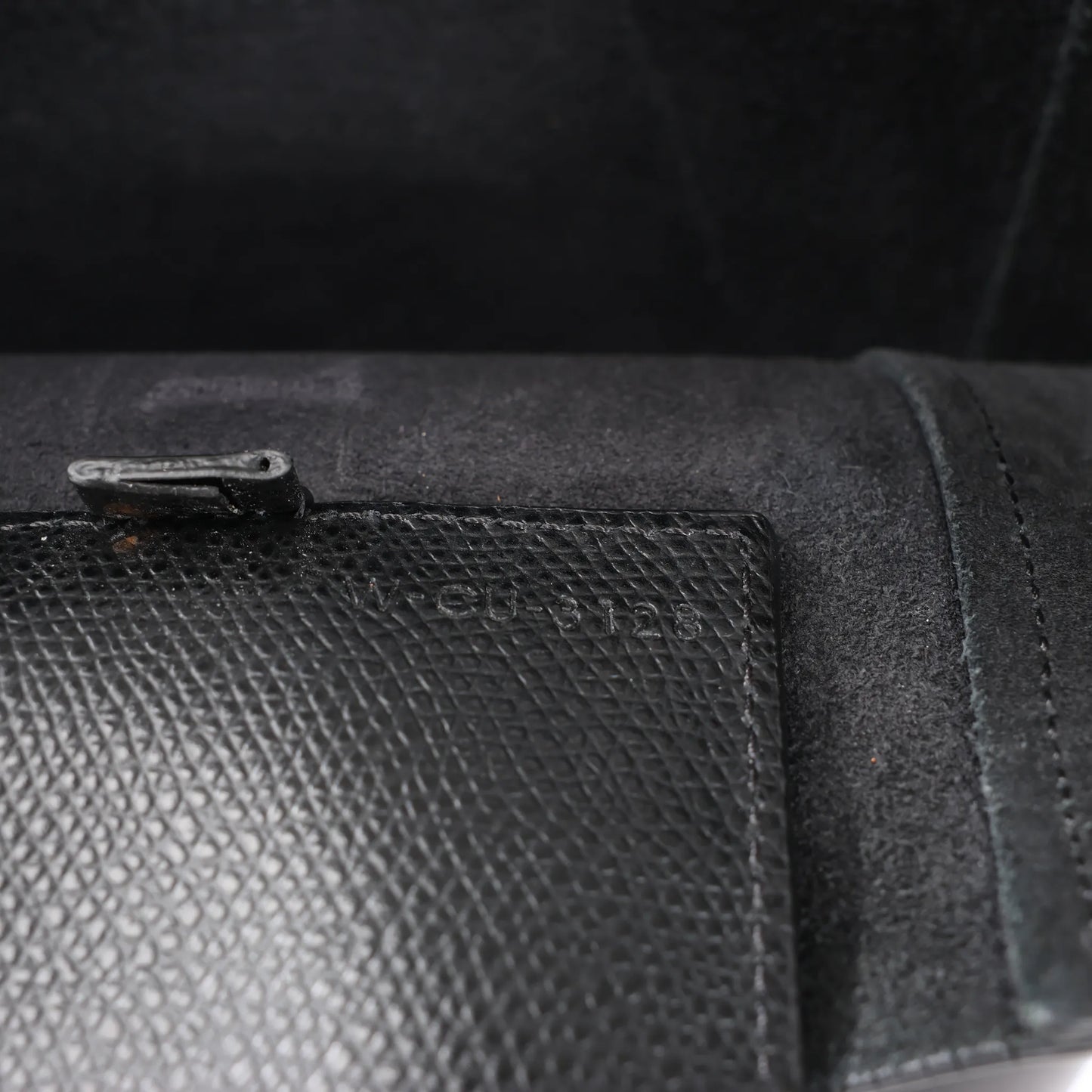 CELINE Cabas Vertical Small Leather 2Way Handbag in Black