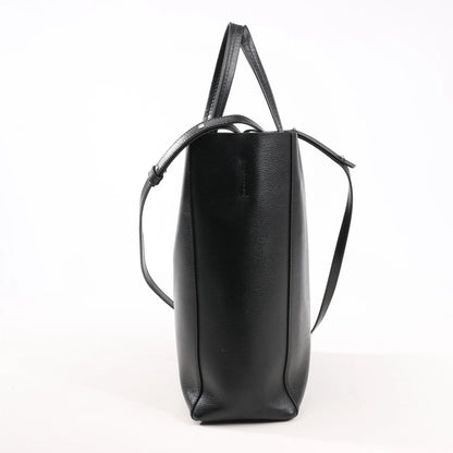 CELINE Cabas Vertical Small Leather 2Way Handbag in Black