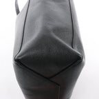 CELINE Cabas Vertical Small Leather 2Way Handbag in Black