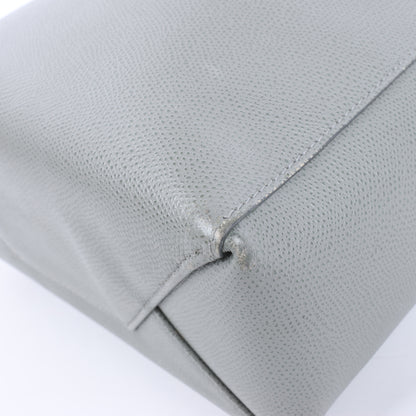 Petit sac à main vertical en cuir gris CELINE