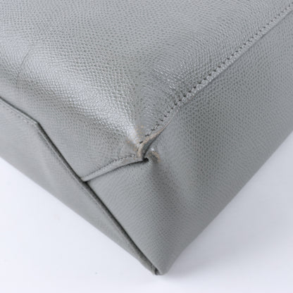 Petit sac à main vertical en cuir gris CELINE