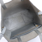 CELINE Cabas Vertical Small Leather 2Way Handbag in Gray
