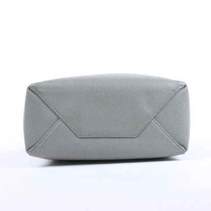 Petit sac à main vertical en cuir gris CELINE