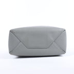 CELINE Cabas Vertical Small Leather 2Way Handbag in Gray