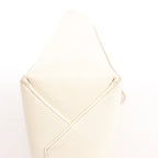 Celine Vertical Cabas Phantom Small Leather 2Way Shoulder Bag in White
