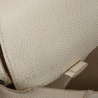 CELINE Cabas Vertical Small Leather 2Way Handbag in White