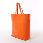CELINE Cabas Vertical Small Leather 2Way Handbag in Orange