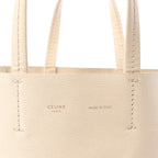 CELINE Cabas Vertical Small Leather Handbag in Beige