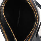 Celine Trio Large Leather Crossbody bag in Navy Blue