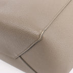 Celine Cabas Phantom Medium Leather Shoulder Bag in Taupe