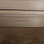 Celine Cabas Phantom Medium Leather Shoulder Bag in Taupe