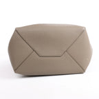 Celine Cabas Phantom Medium Leather Shoulder Bag in Taupe