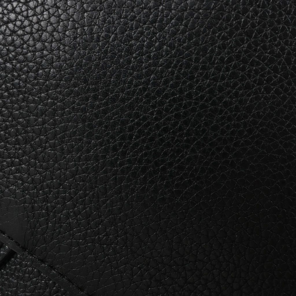 Celine Cabas Phantom Medium Leather Shoulder Bag in Black