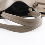 Celine Cabas Phantom Medium Leather Shoulder Bag in Taupe