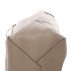 Celine Cabas Phantom Medium Leather Shoulder Bag in Taupe