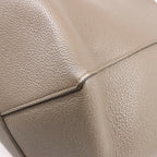 Celine Cabas Phantom Small Leather Shoulder Bag in Taupe