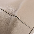 Celine Cabas Phantom Small Leather Shoulder Bag in Taupe