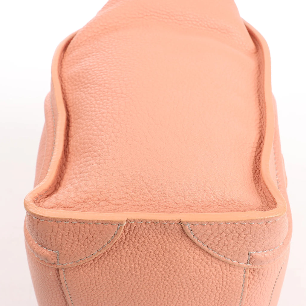 CELINE Luggage Micro Leather Handbag in Pink