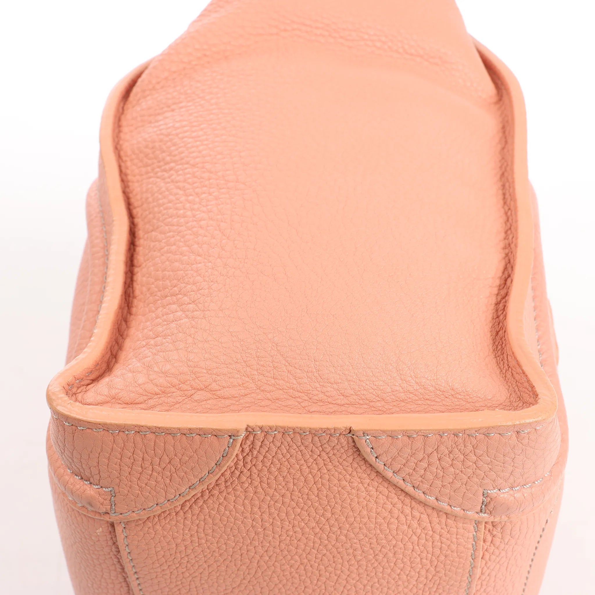 CELINE Luggage Micro Leather Handbag in Pink