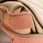 CELINE Luggage Micro Leather Handbag in Pink
