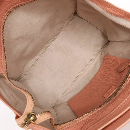 CELINE Luggage Micro Handtasche aus Leder in Rosa