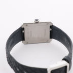 Chanel Boyfriend H6955 KTF95332 SS & Leather QZ Silver-Face Watch