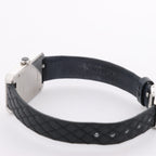 Chanel Boyfriend H6955 KTF95332 SS & Leather QZ Silver-Face Watch