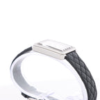 Reloj Chanel Boyfriend H6955 KTF95332 de acero inoxidable y cuero QZ con esfera plateada
