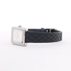 Reloj Chanel Boyfriend H6955 KTF95332 de acero inoxidable y cuero QZ con esfera plateada
