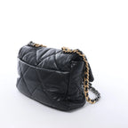 Chanel Chanel 19 Large Leather Chain Shoulder Bag in Black 30157954