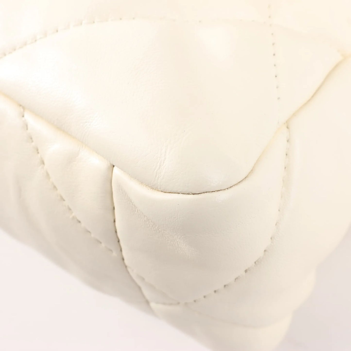 Chanel Chanel 19 Leather Quilted Chain 2Way Handbag in Ecru