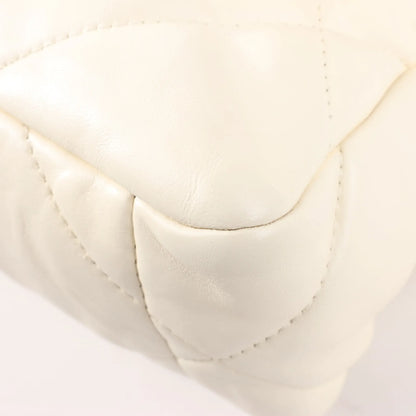 Chanel Chanel 19 Leather Quilted Chain 2Way Handbag in Ecru