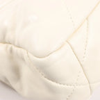 Chanel Chanel 19 Leather Quilted Chain 2Way Handbag in Ecru