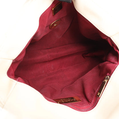 Chanel Chanel 19 Leather Quilted Chain 2Way Handbag in Ecru