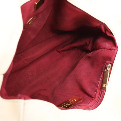 Chanel Chanel 19 Leather Quilted Chain 2Way Handbag in Ecru