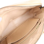Chanel Chevron Leather Chain Shoulder Bag in Beige