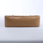 Chanel Chevron Leather Chain Shoulder Bag in Beige