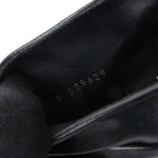 Chanel Coco Mark Camelia Leather Booties in Black G28629, Size 37.5 EU