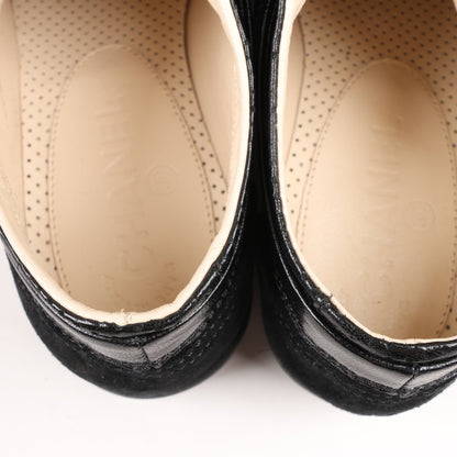 CHANEL Coco Mark 11P Suede x Leather Sneakers 37 in Black G25313
