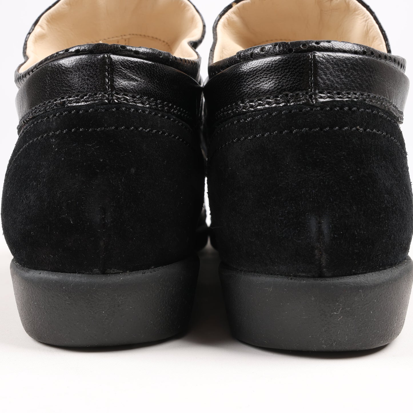 CHANEL Coco Mark 11P Suede x Leather Sneakers 37 in Black G25313