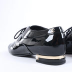 Chanel Coco Mark 15A Patent Leather Leather shoes EU 37 Ladies' Black G31078