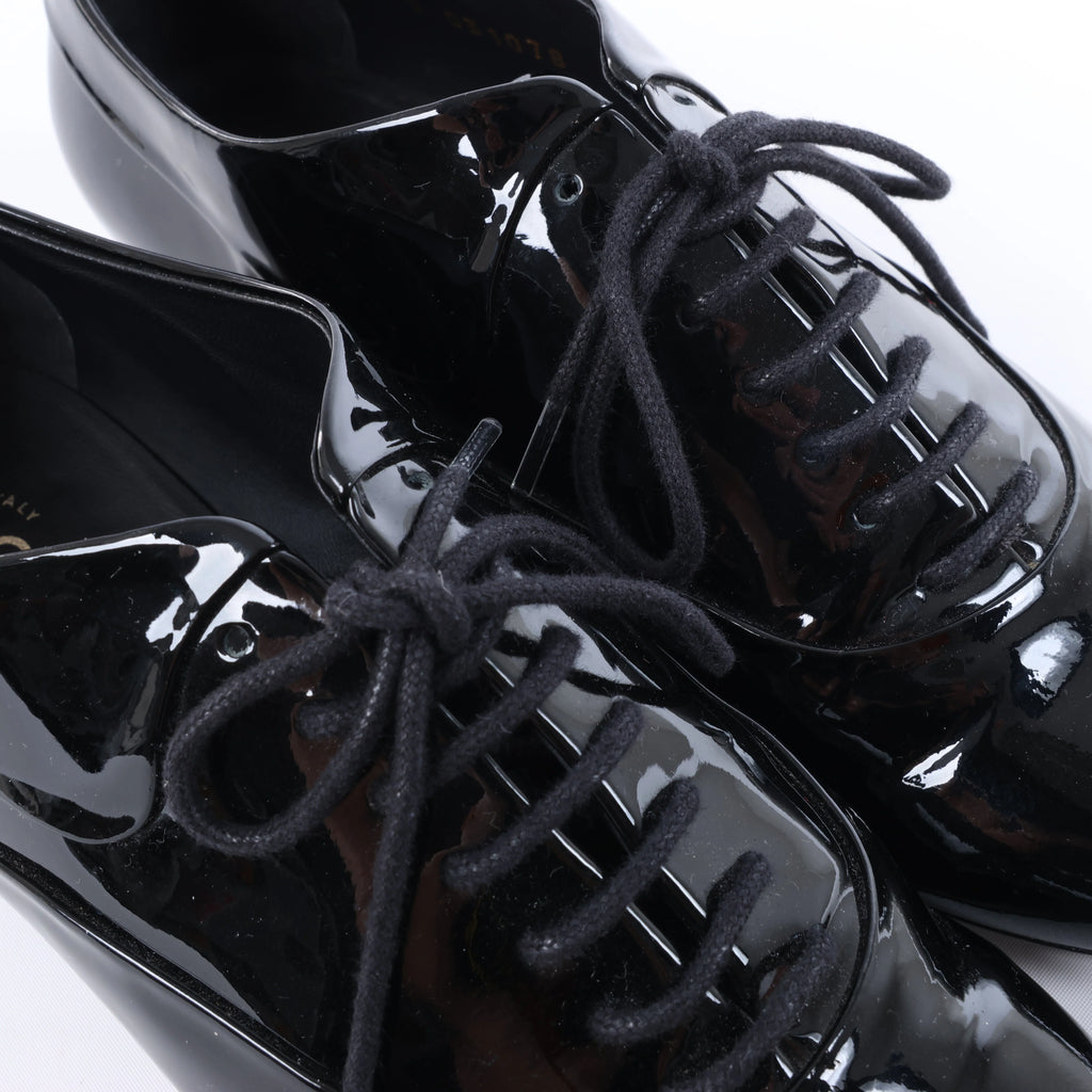 Chanel Coco Mark 15A Patent Leather Leather shoes EU 37 Ladies' Black G31078