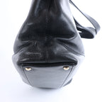 Chanel Coco Mark Line Caviar Leather Shoulder Bag in Black