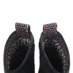 Chanel Coco Mark Cowhide Ankle Boots in Black G30120, Size 39C EU