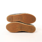 Chanel Metallic Tweed Grosgrain CC Espadrilles in Black x Gold G29762, Size 37 EU