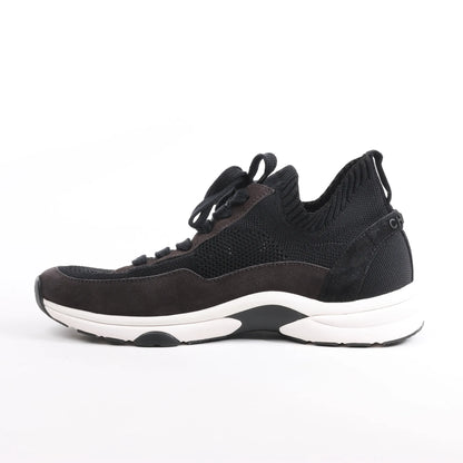 CHANEL Coco Mark Knit Sneakers in Schwarz G38750, Größe 40,5 EU