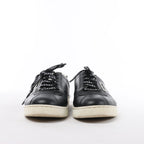 Chanel Coco Mark Leather Sneakers in Black G34085, Size EU 37